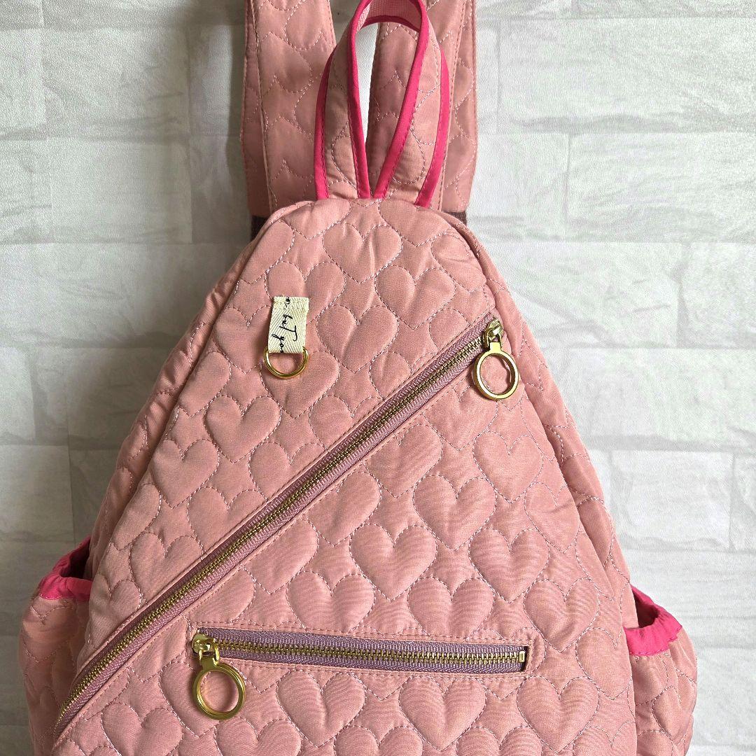 母ちゃん　しずく型リュック(L)　ハンドメイド