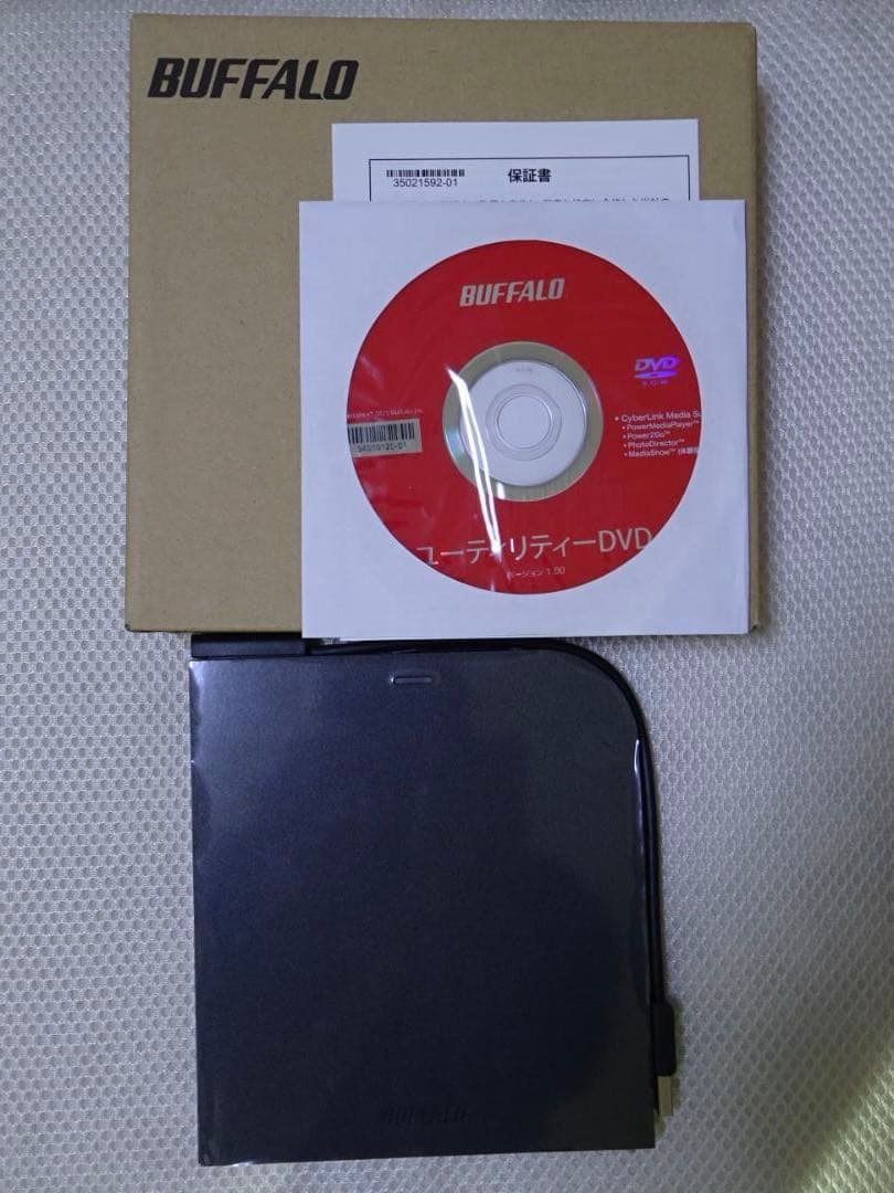 BUFFALO ポータブルブルーレイドライブ BRXL-PTV6U3-BKB