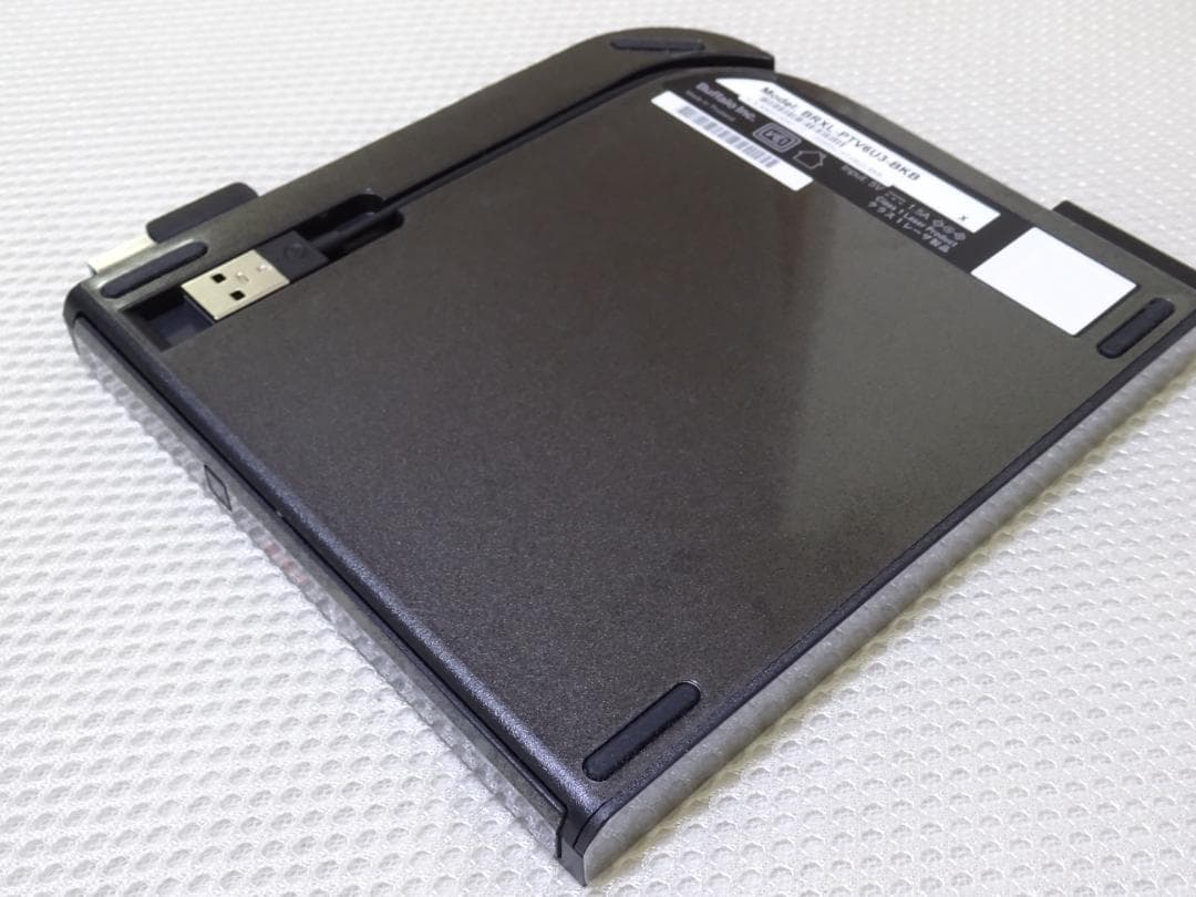 BUFFALO ポータブルブルーレイドライブ BRXL-PTV6U3-BKB