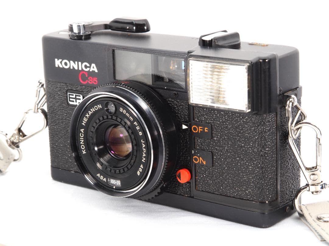 Konica C35 EF 整備済 正常動作 ストロボ発光 保証付 641