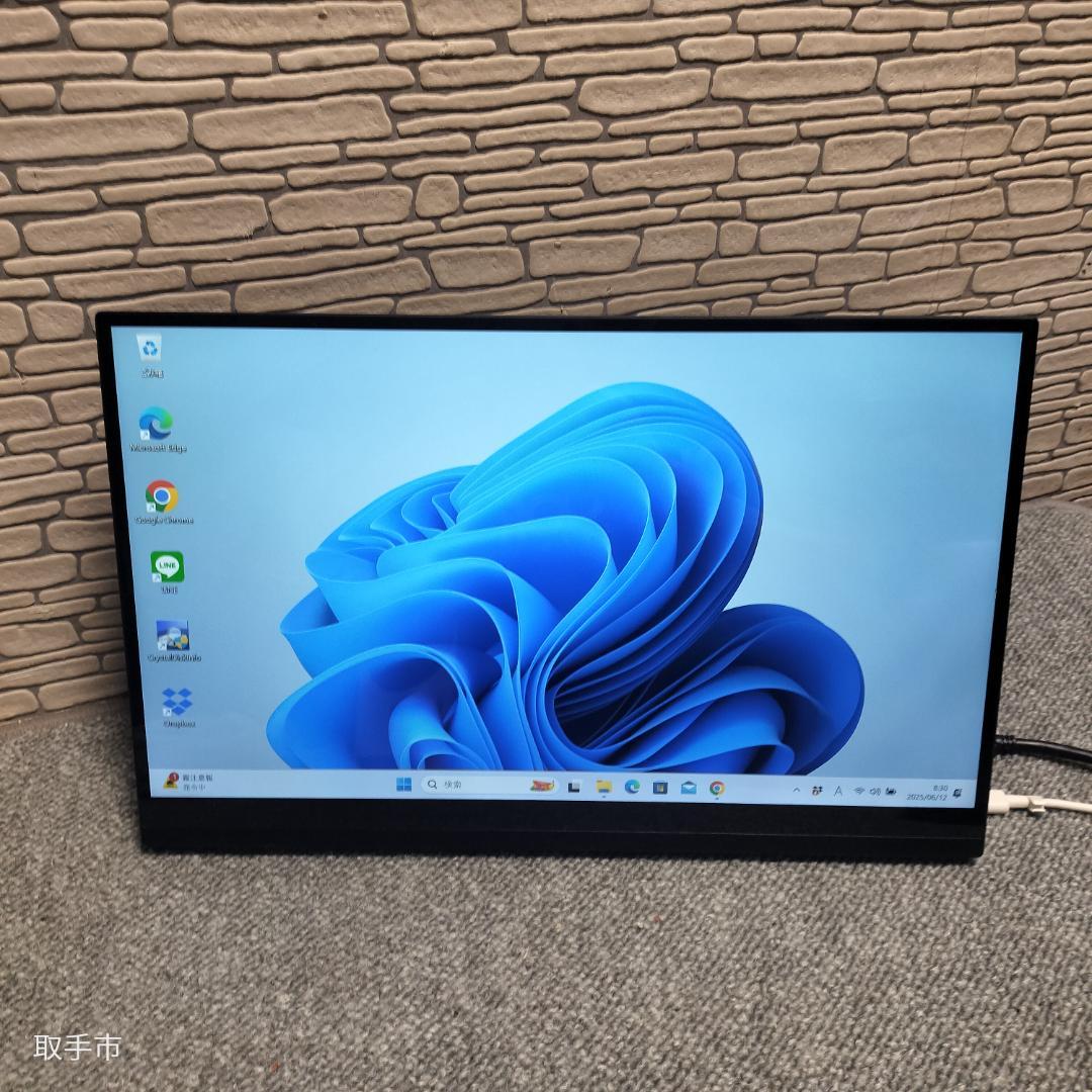 WINTEN モバイルモニター 15.6インチ WT-156LTF-BK