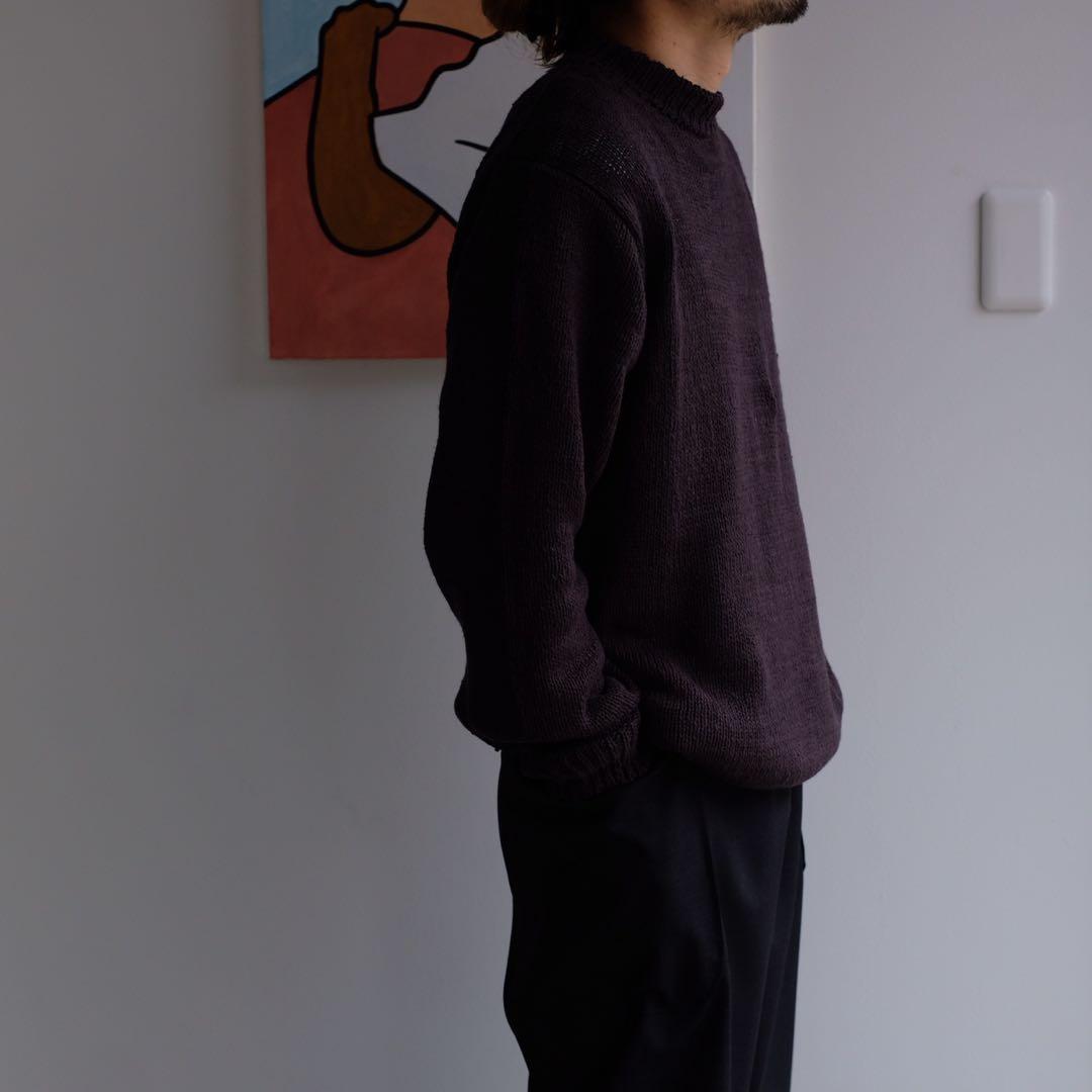 トップス holk lowgauge cotton knit