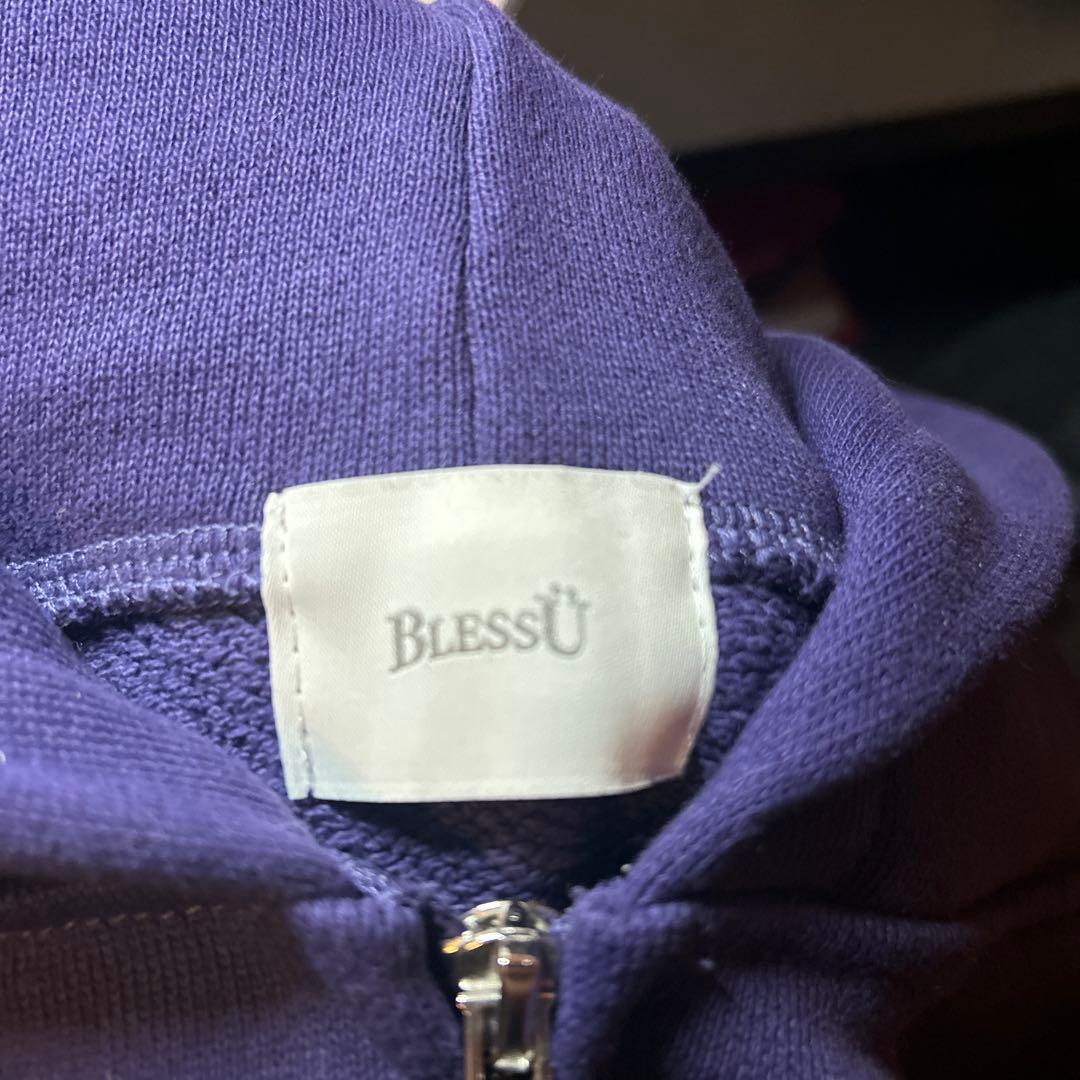 Bless U ジップパーカー　紫
