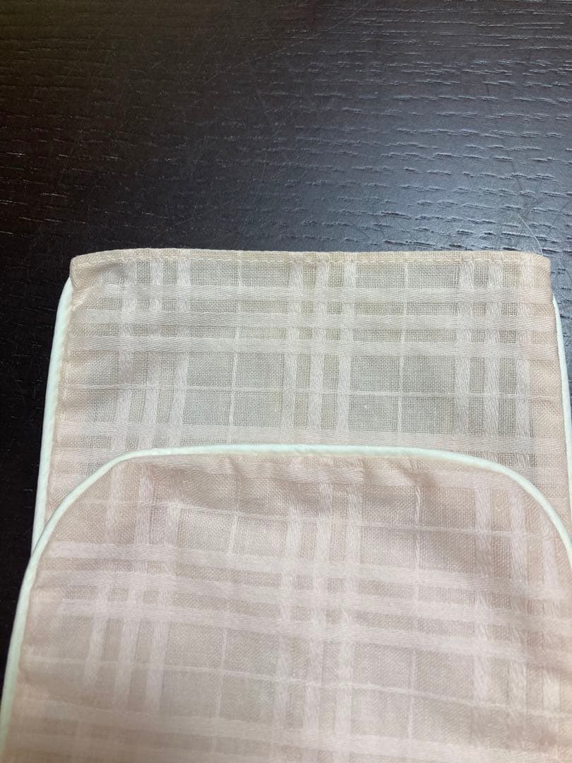 美品　Burberry バーバリー 折りたたみ日傘　チェック柄　ロゴ入り