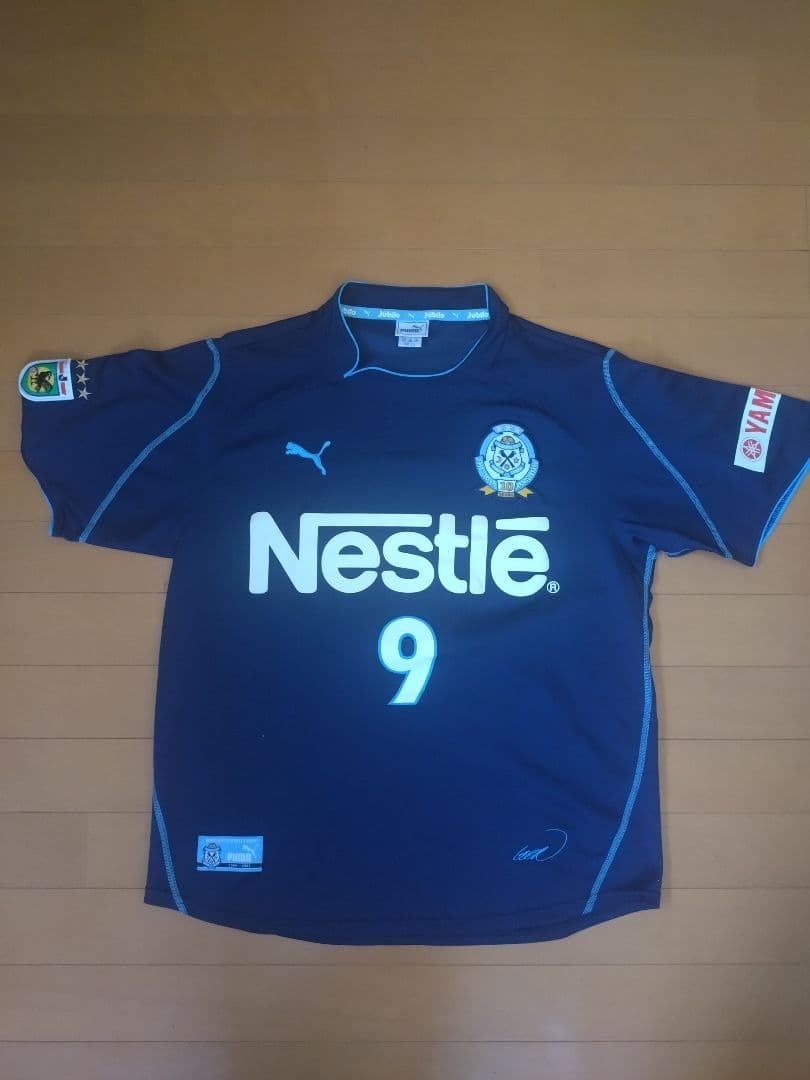 ジュビロ磐田 2003年 10周年 ユニフォーム 中山雅史 背番号９ サイズO