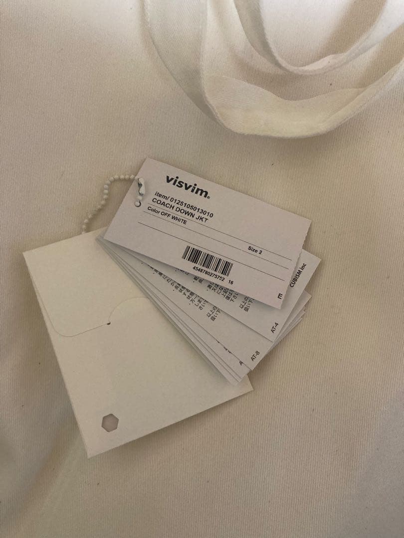 ジャケット・アウター 25SS VISVIM COACH DOWN JKT OFFWHITE 2