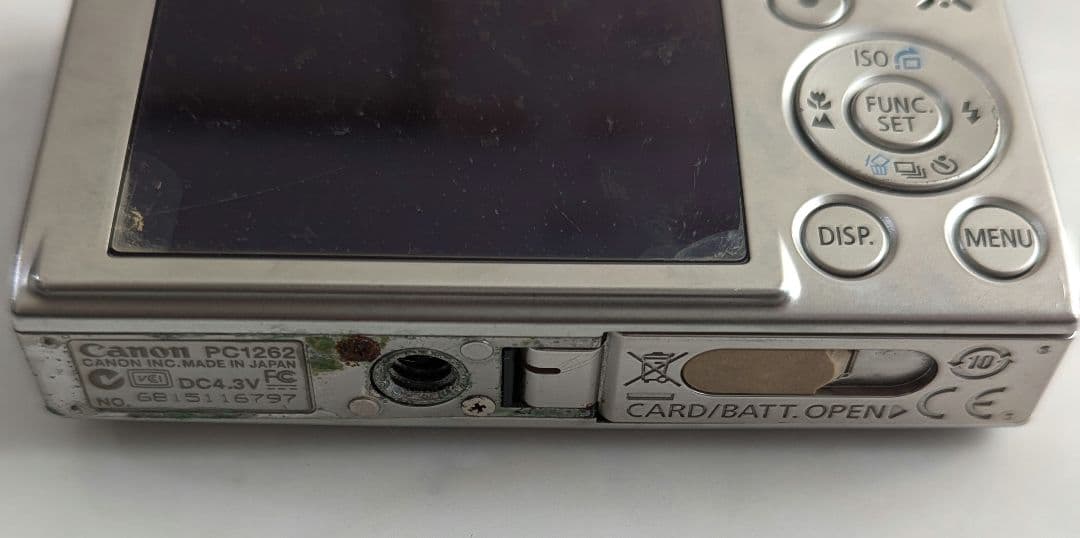Canon　デジカメ(ジャンク)　バッテリー　充電器　セット