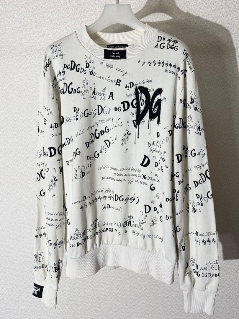 ドルチェ&ガッバーナ DGロゴプリント柄 スウェット シャツ