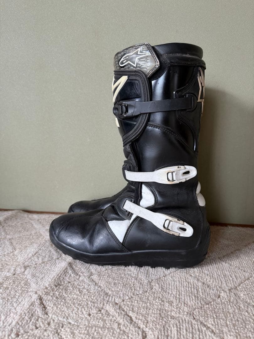 Alpinestars バイクブーツ ブラック/ホワイト トライアルブーツ