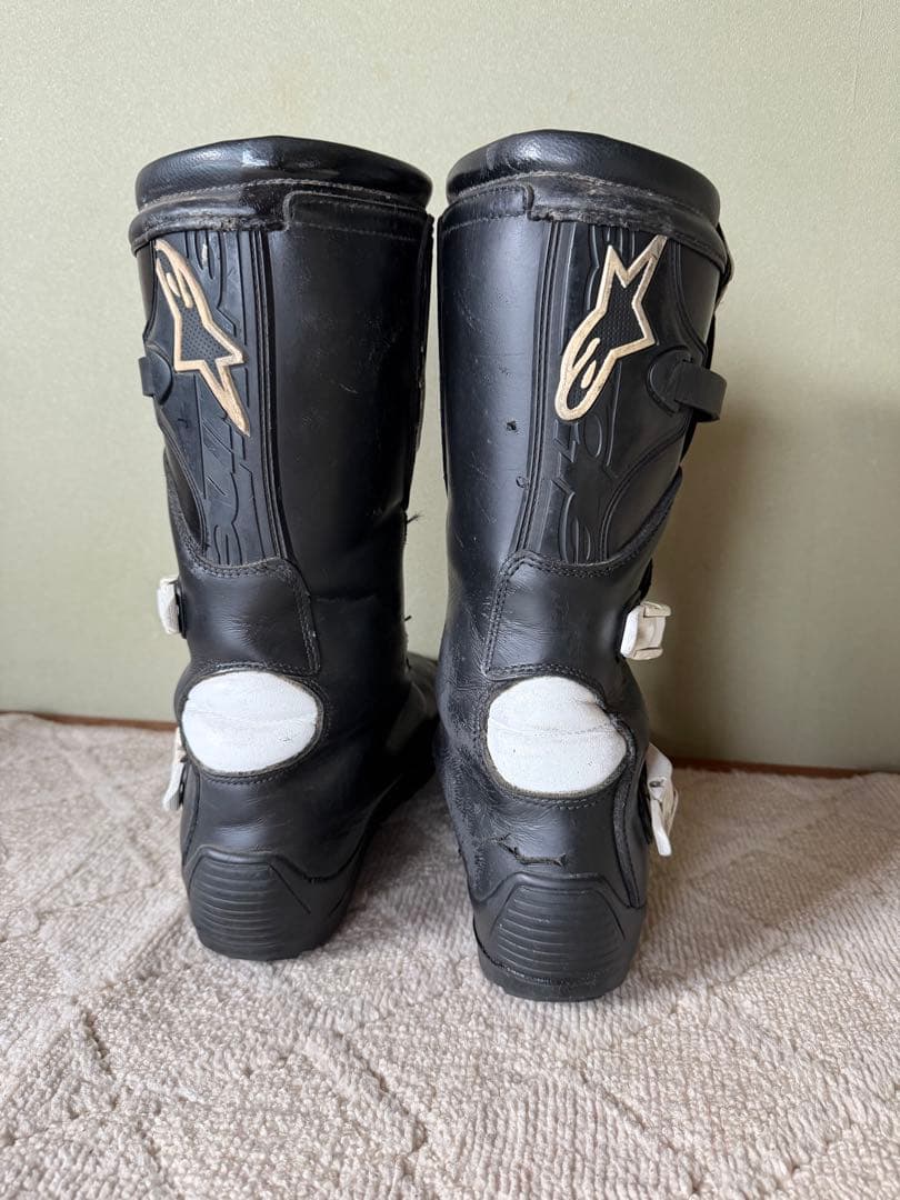 Alpinestars バイクブーツ ブラック/ホワイト トライアルブーツ