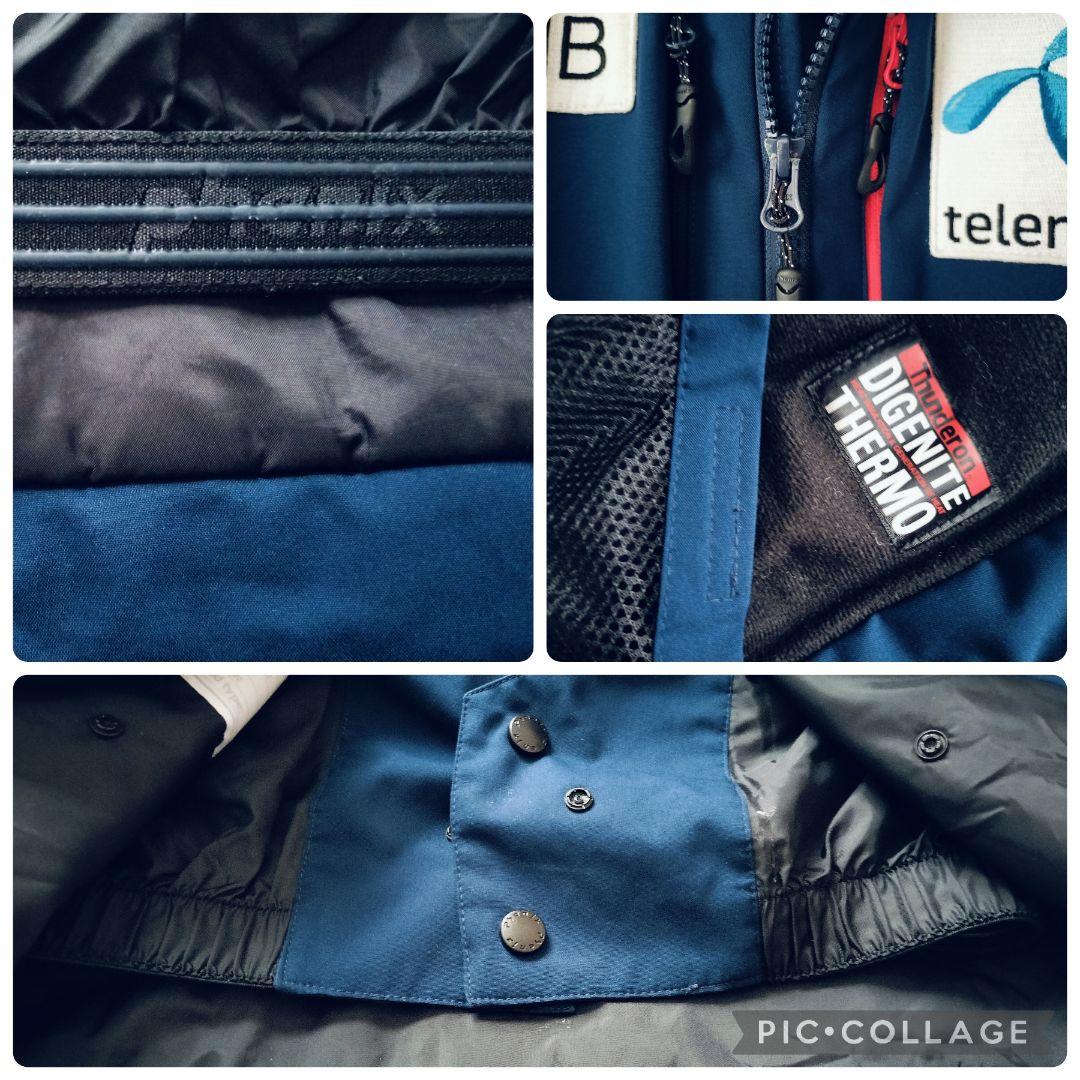 美品☆PHENIX ジュニアスキーウェア 上下 140 ノルウェーモデル 紺赤