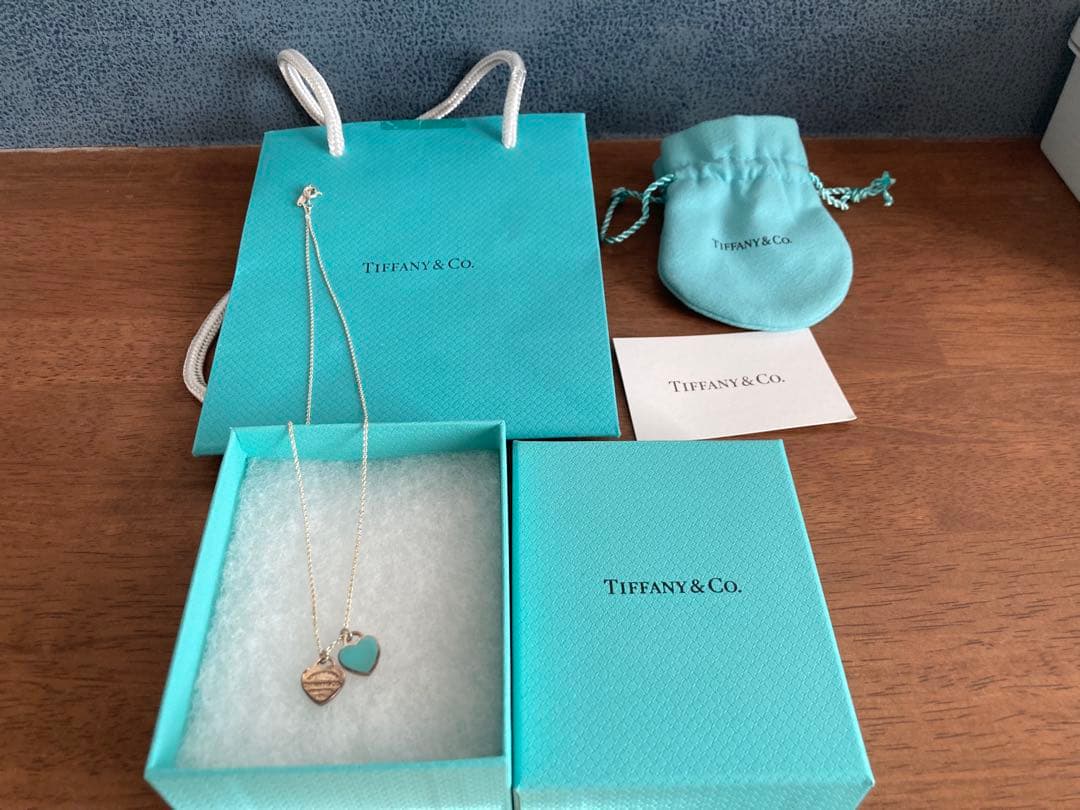 Tiffany & Co. ティファニー ダブルハート　ネックレス