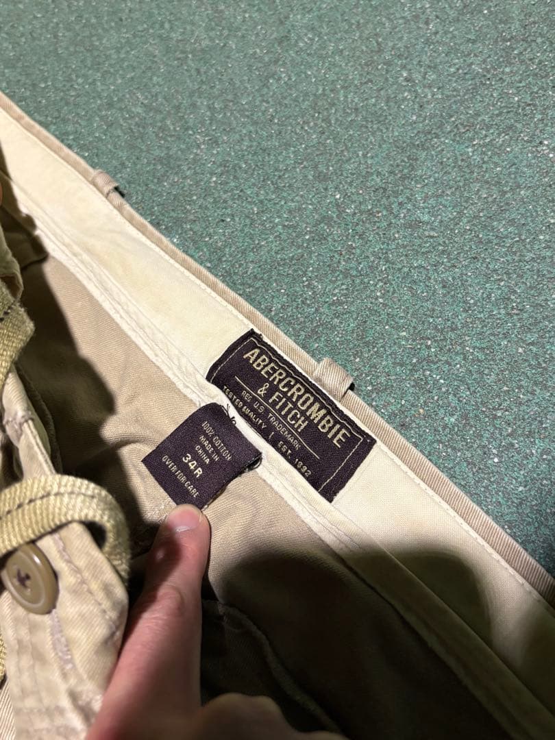 90s 希少　極太 アバクロ ワイド バギーチノパン 裾幅28