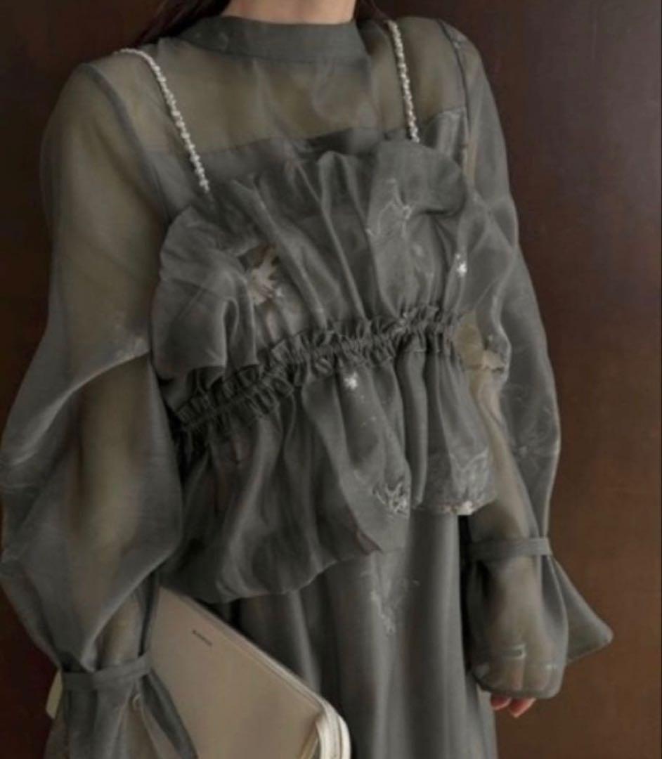 【本日限定値下げ willfully】ビスチェ付 オケージョンドレス Ｌサイズ