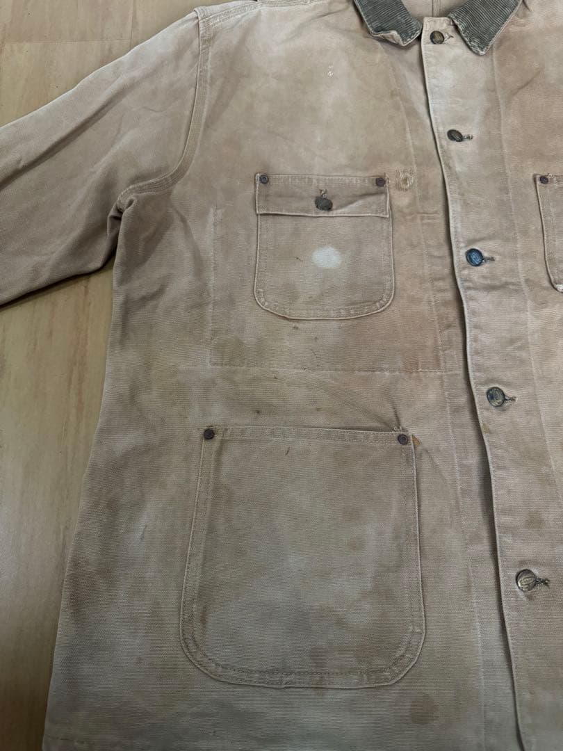 Carhartt 60s USA製 カバーオール ダック地 キャンバス地
