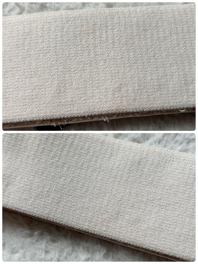 【美品】グッチ エラスティック ヘアバンド ロゴ アイボリー ユニセックス 現行