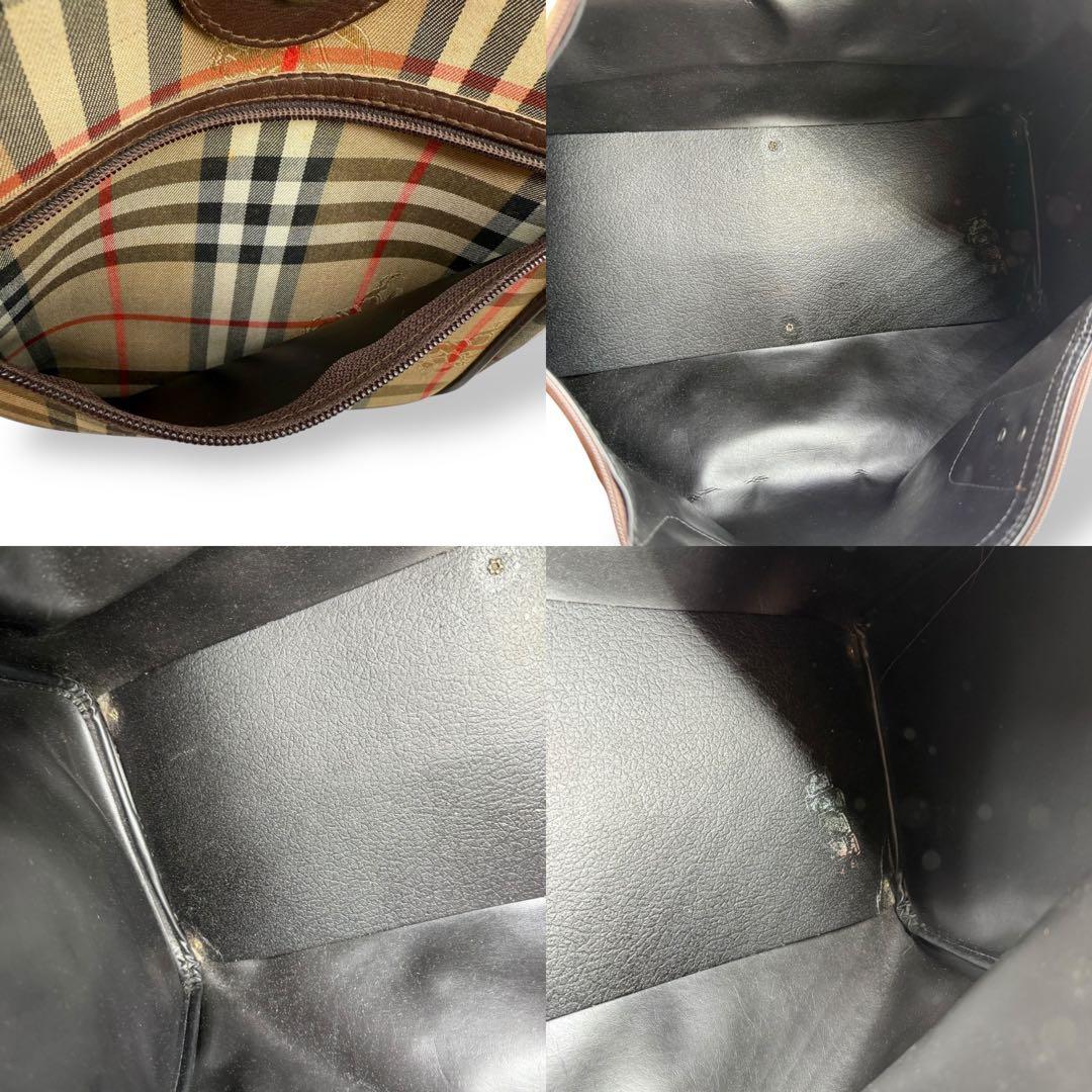 BURBERRY バーバリー ボストンバッグ ノバチェック シャドーホース