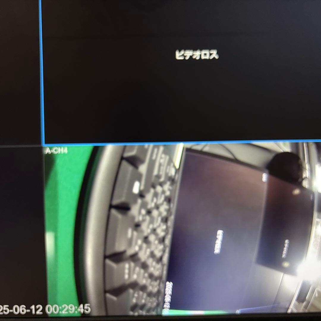 WTW ビデオレコーダー 4TB セット　カメラ　ケーブルセット不具合確認