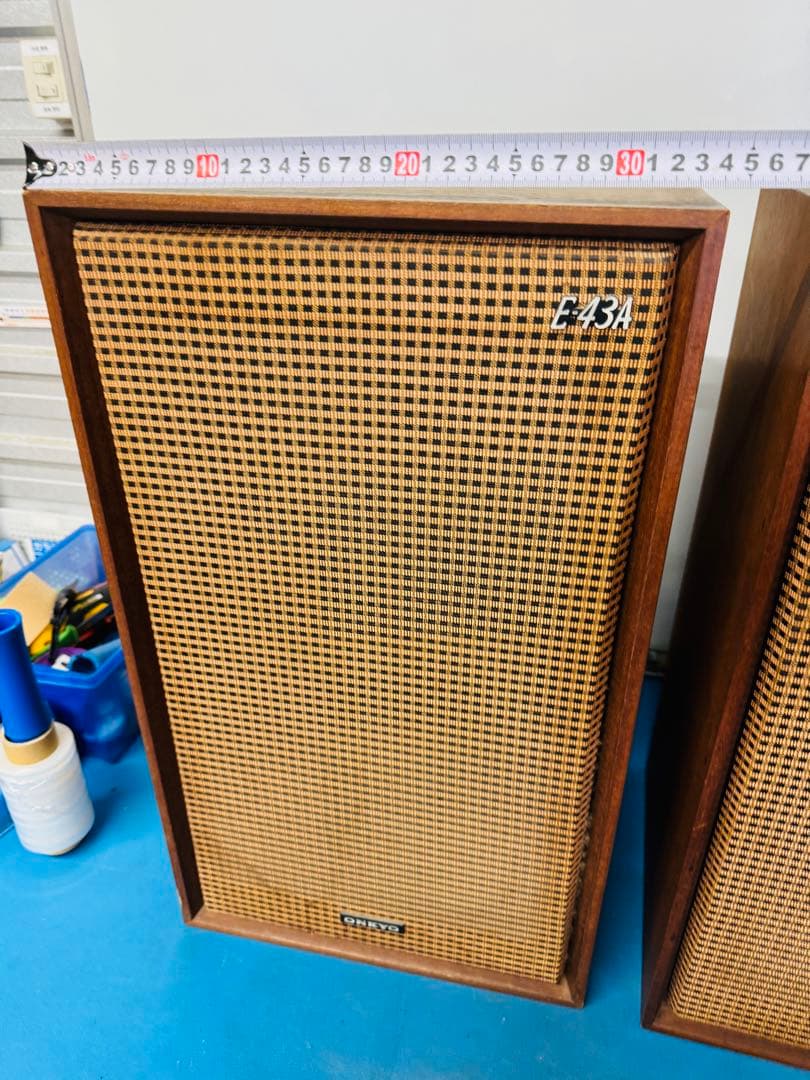 昭和レトロ！希少品★ ONKYOオンキヨー★スピーカー　ペア　E-43A 動作品