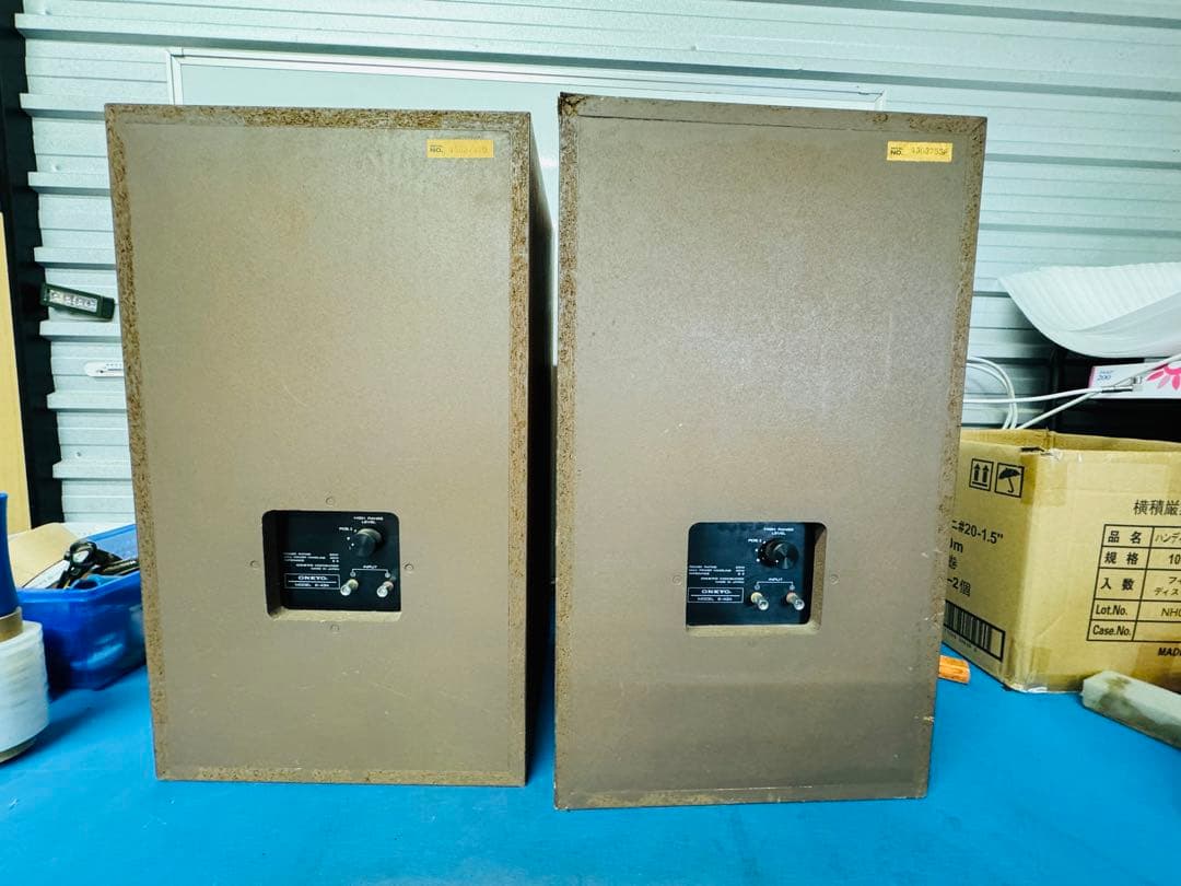 昭和レトロ！希少品★ ONKYOオンキヨー★スピーカー　ペア　E-43A 動作品