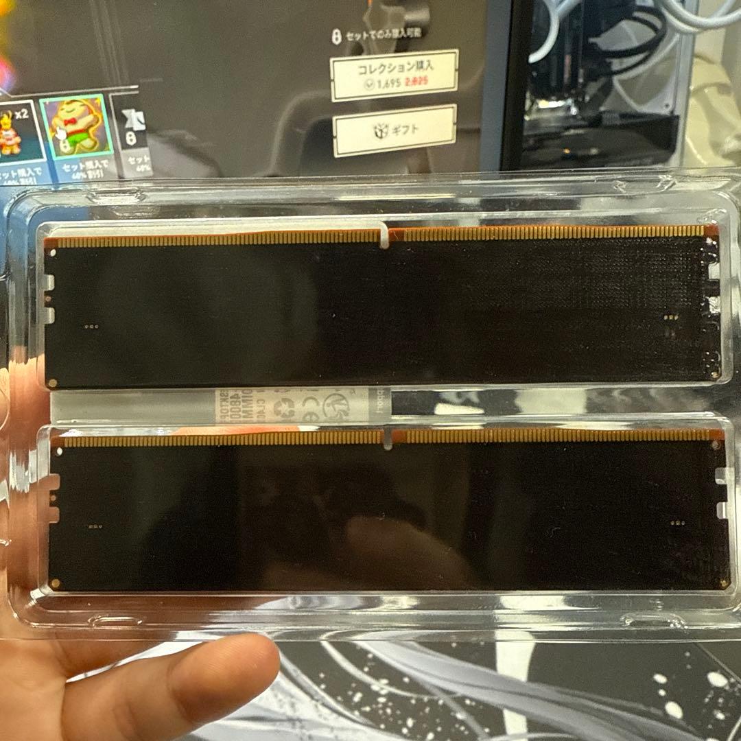 メモリー Crucial 32GB DDR5-4800 UDIMM