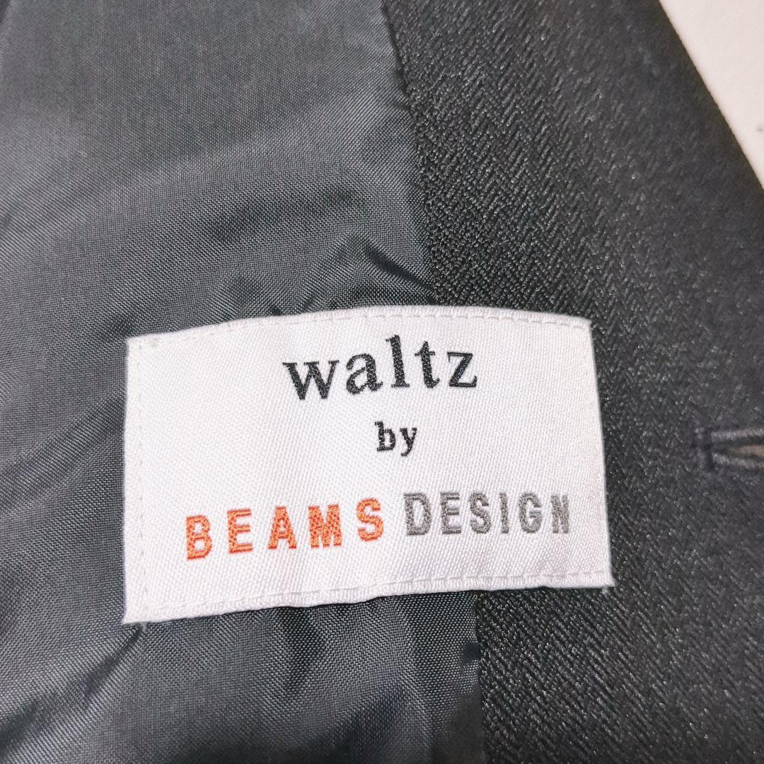 タグ付新品★ワルツバイビームスデザイン　3つ釦スーツ6点セット　130　ブラック