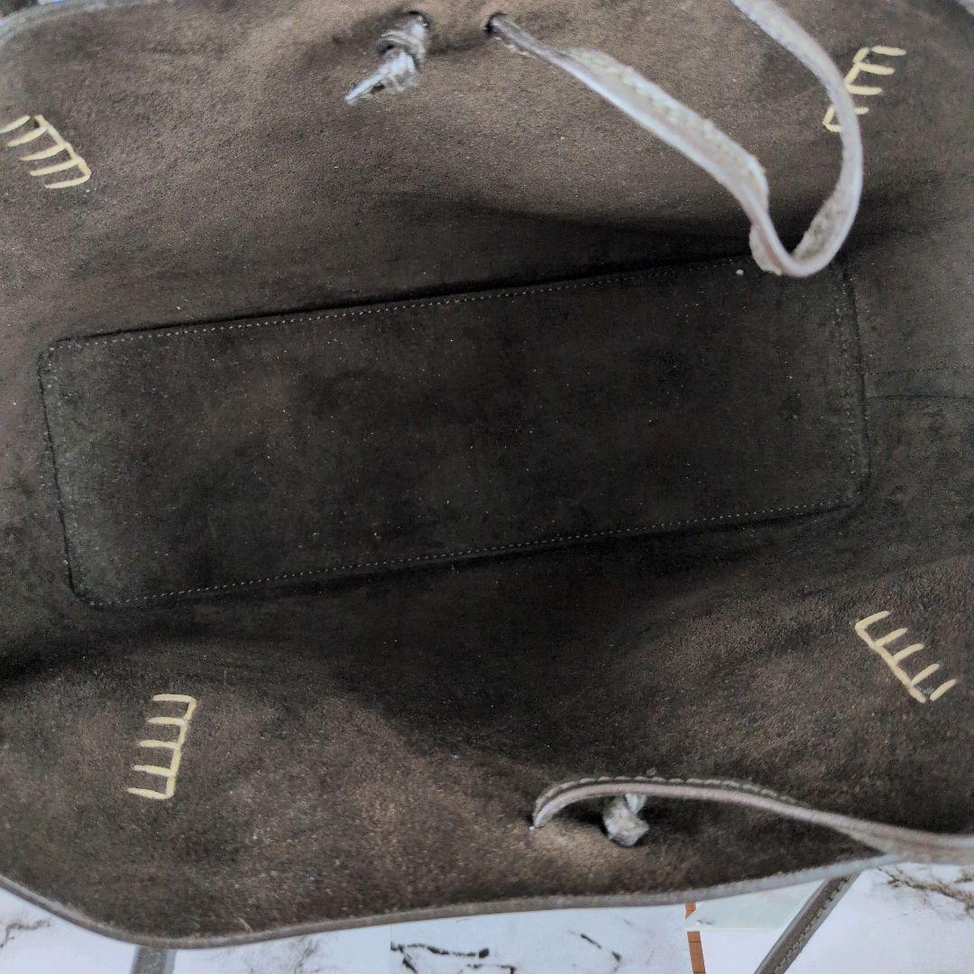 【極美品】BALLY☆Bロゴ　オールレザー　バッグ　ダークブラウン　レディース