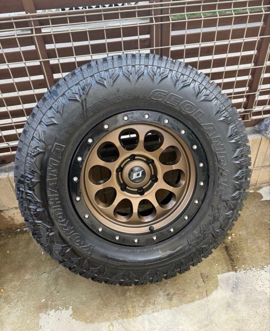 m*i様 SCS RAY10 ブロンズ Geolandar X-AT 8.5j-