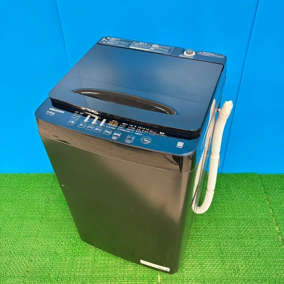 646 ブラックカラー　2025年製洗濯機5.5kg 洗濯槽内極美品2025年製