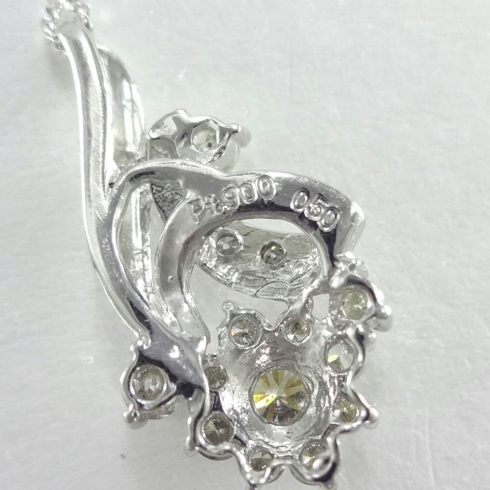 【なっちゃん様】0.50ct　ダイヤモンド　デザインネックレス　プラチナ
