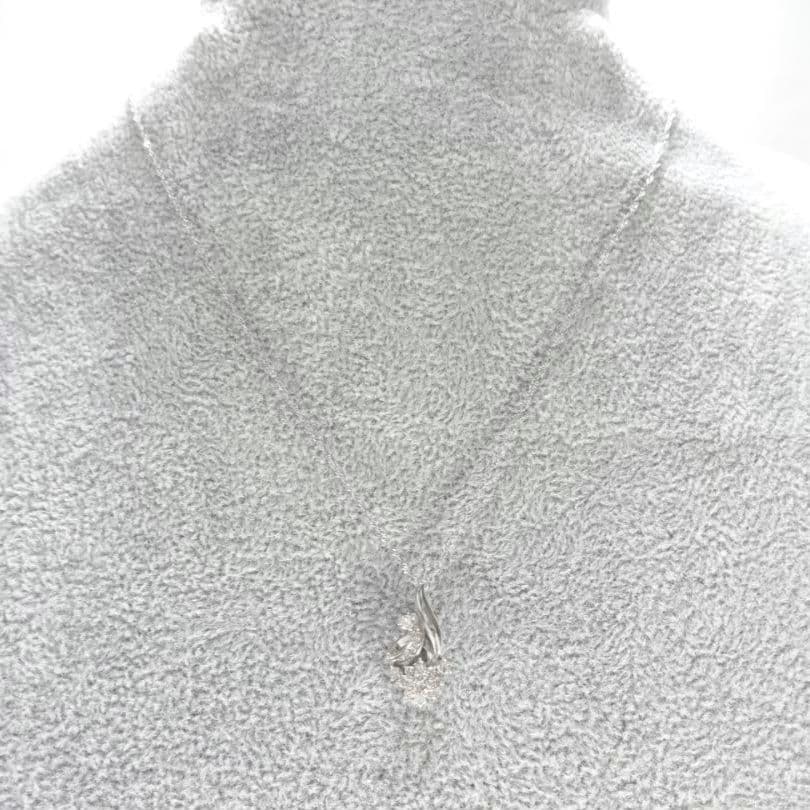 【なっちゃん様】0.50ct　ダイヤモンド　デザインネックレス　プラチナ