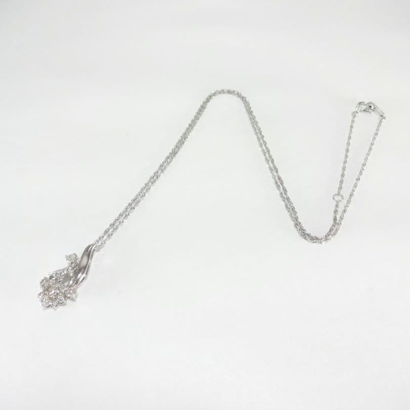 【なっちゃん様】0.50ct　ダイヤモンド　デザインネックレス　プラチナ
