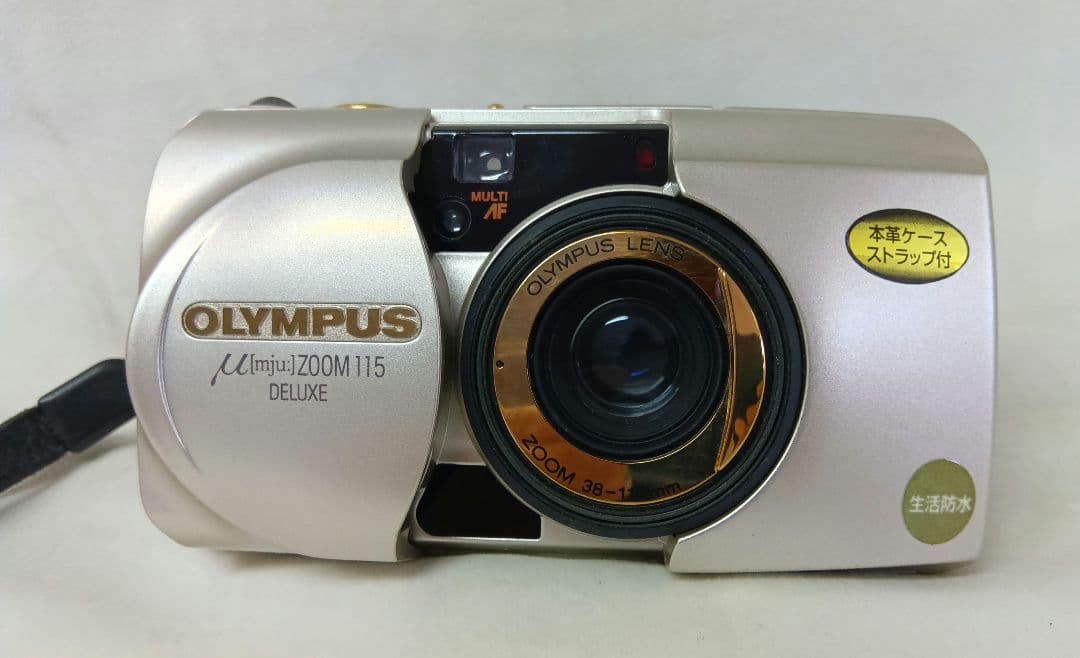 OLYMPUS μ mju zoom115　 DELUXE　フィルムカメラ