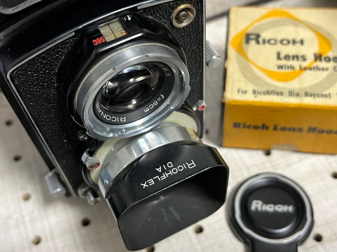 RicohFlex Dia カメラ80mm 3.5