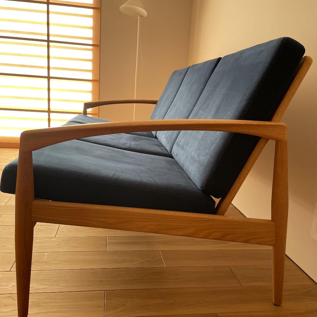 ペーパーナイフソファ　3シーター　宮崎椅子製作所