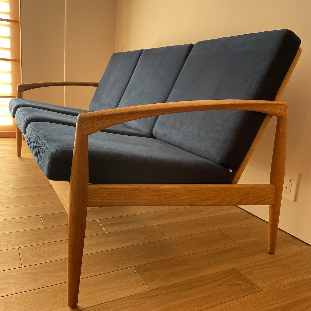 ペーパーナイフソファ　3シーター　宮崎椅子製作所