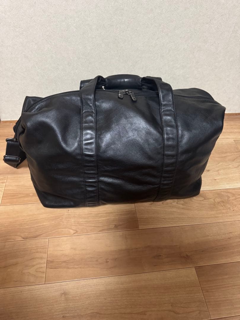 【希少美品】TUMIオールレザー ボストンバッグ 黒　92149D4