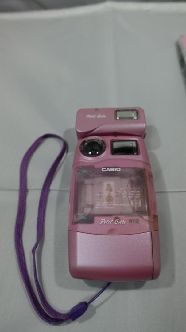 CASIO PetitColle ZR-1カメラ　ピンク
