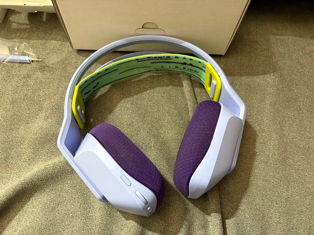 Logitech G733 ゲーミングヘッドセット パープル