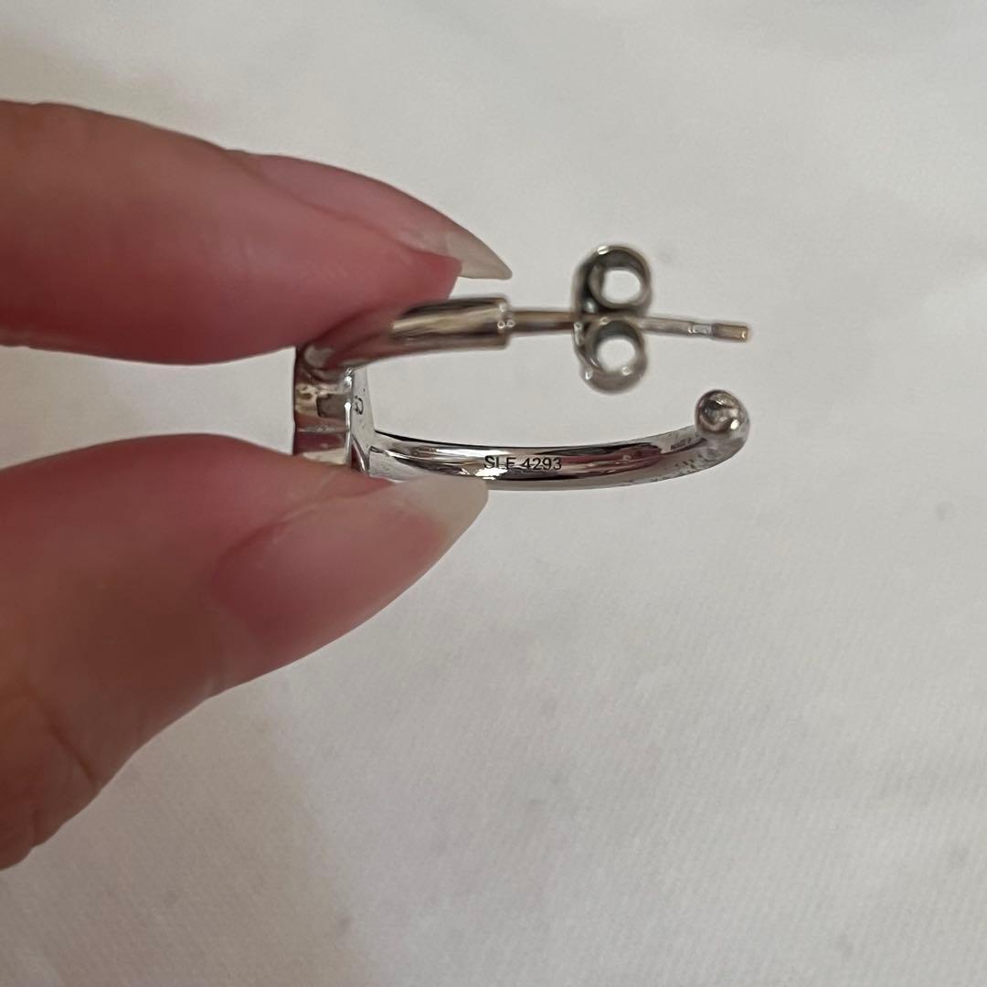 CELINE シルバーピアス 片耳