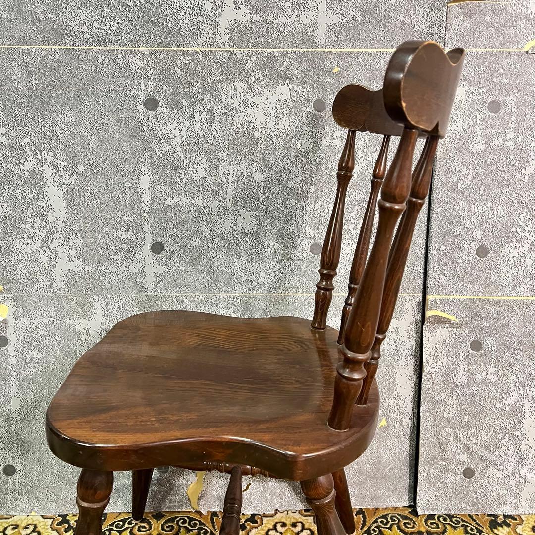 ꧁飛騨産業 HIDA꧂キツツキマーク ウィンザーチェア ダイニング 食卓椅子