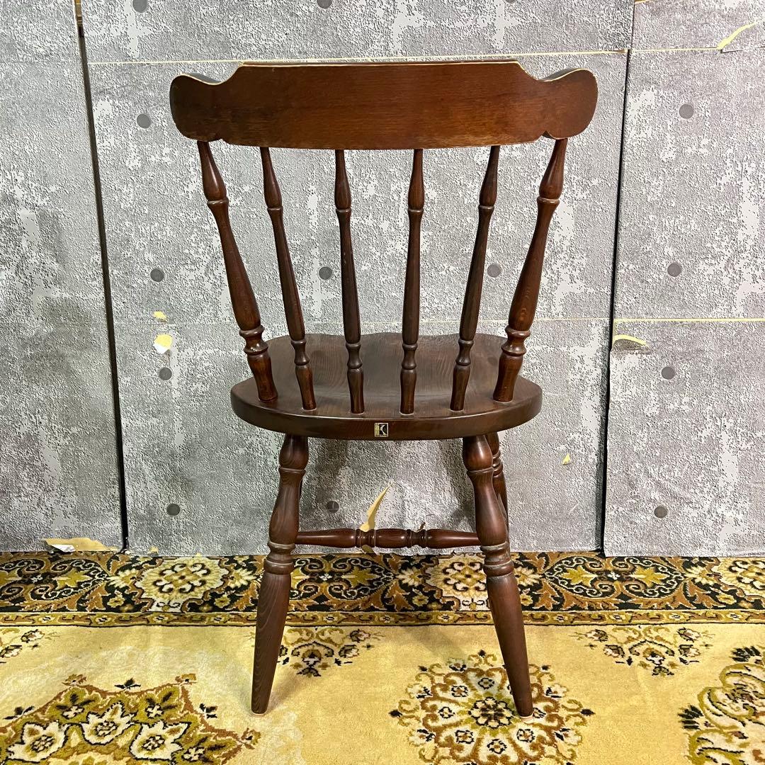 ꧁飛騨産業 HIDA꧂キツツキマーク ウィンザーチェア ダイニング 食卓椅子