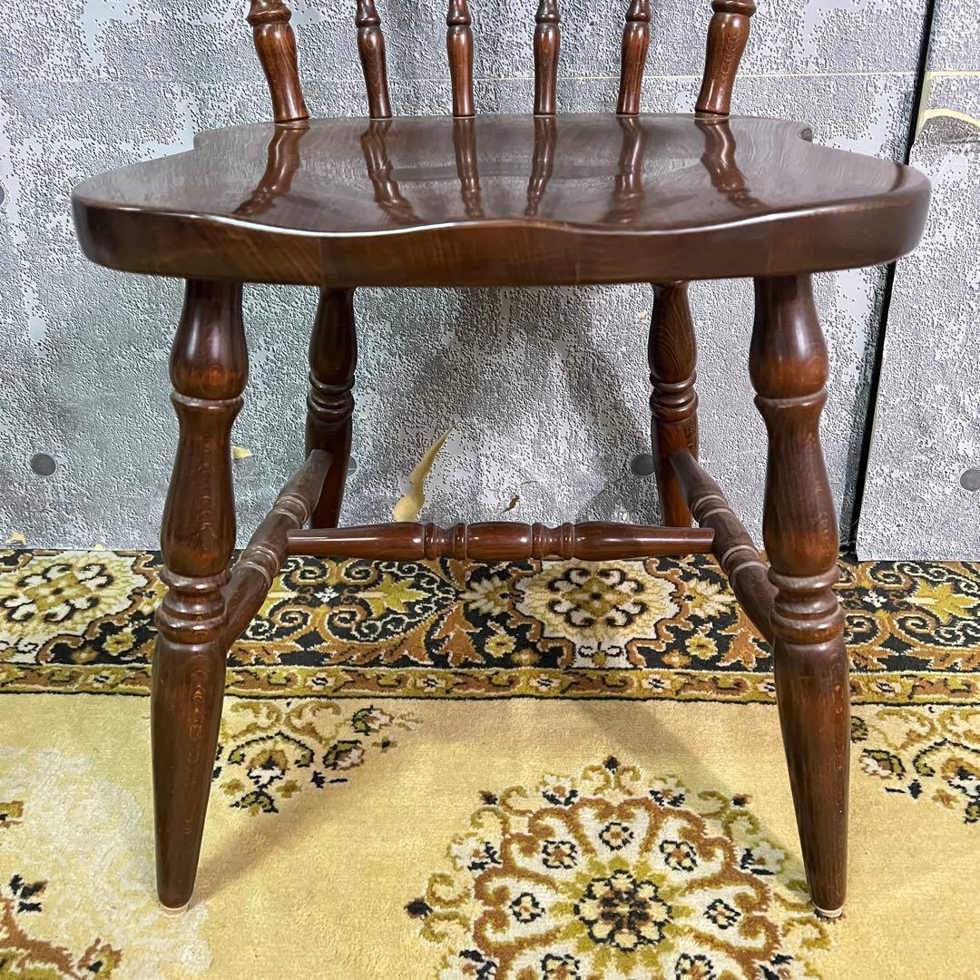 ꧁飛騨産業 HIDA꧂キツツキマーク ウィンザーチェア ダイニング 食卓椅子