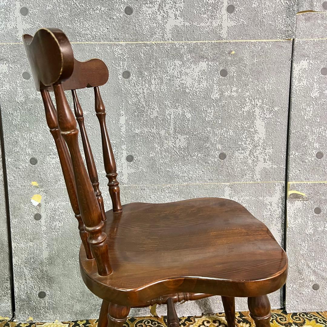 ꧁飛騨産業 HIDA꧂キツツキマーク ウィンザーチェア ダイニング 食卓椅子