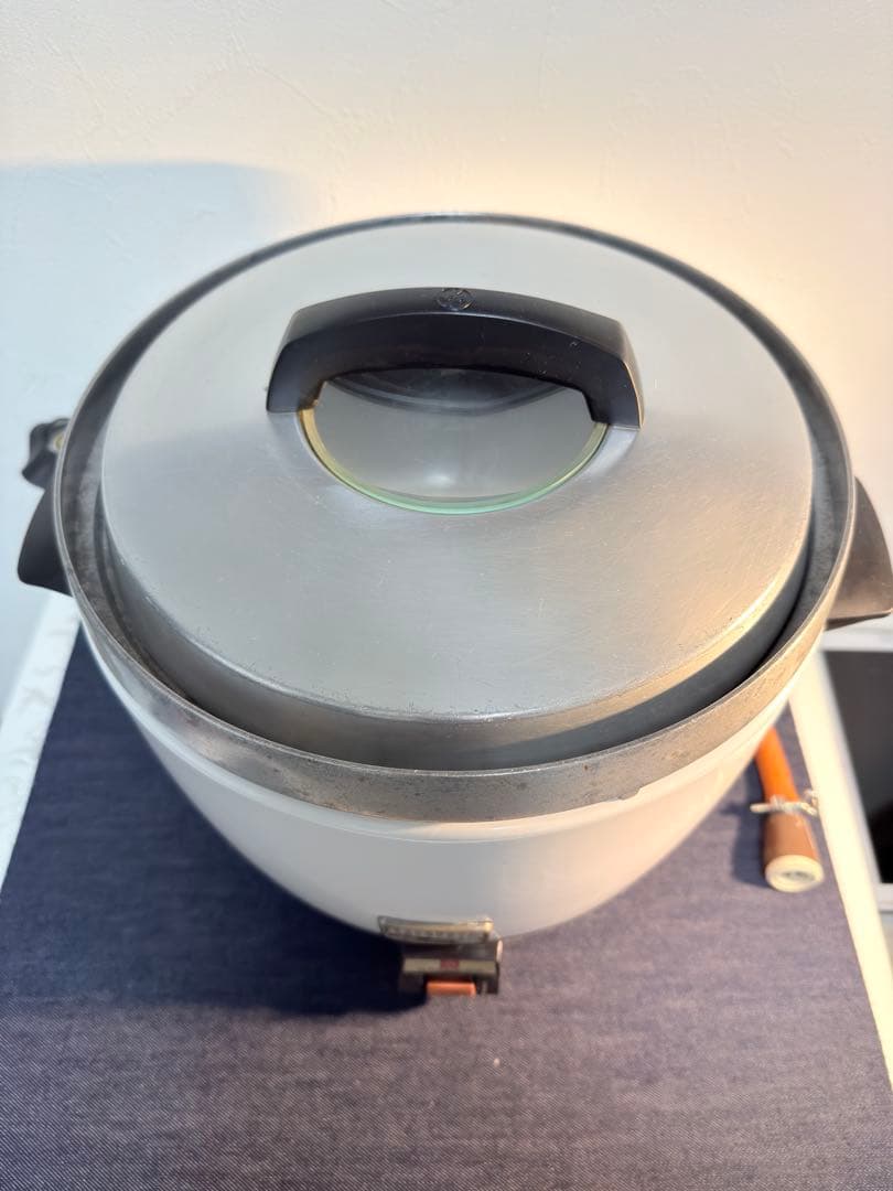 点火確認済 ナショナル ガス自動炊飯器 PK-32 LPガス 昭和レトロ 3L