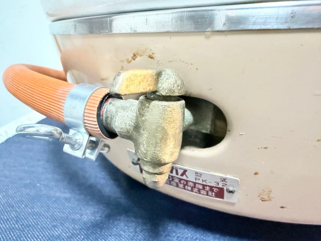 点火確認済 ナショナル ガス自動炊飯器 PK-32 LPガス 昭和レトロ 3L