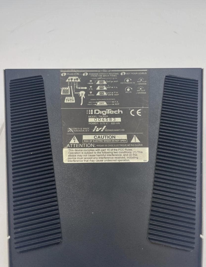 DigiTech Talker ボーカルシンセサイザー アダプター無し