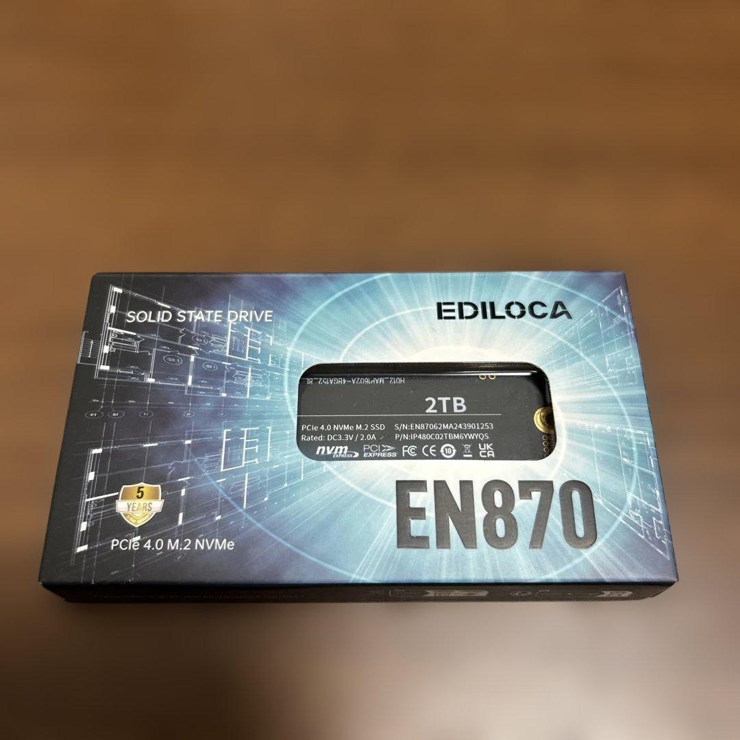 断*爵様 EDILOCA EN870 2TB SSD PCIe 4.0 M.2