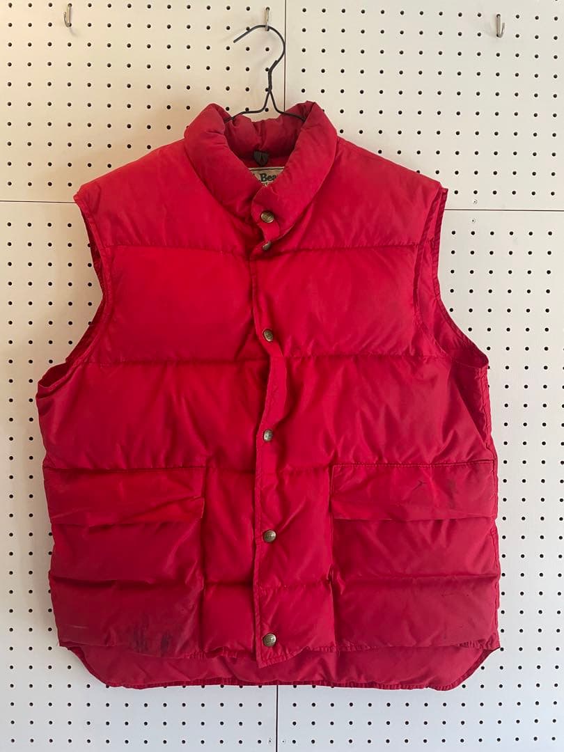 USA製【L.L.Bean】古着 エルエルビーン ダウンベスト ダウン
