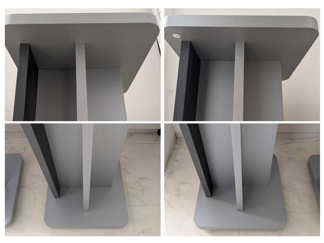 ZAOR ザオール MIZA V36 ペア グレイウェンジ スピーカースタンド